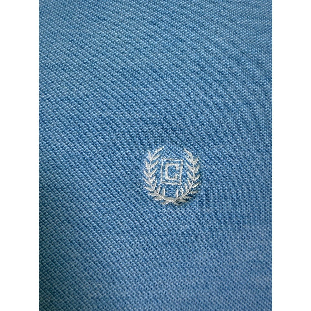 Chaps Pique Polo Shirt Mens XL Blue Short Sleeve Classic Casual Cotton - Picture 12 of 16